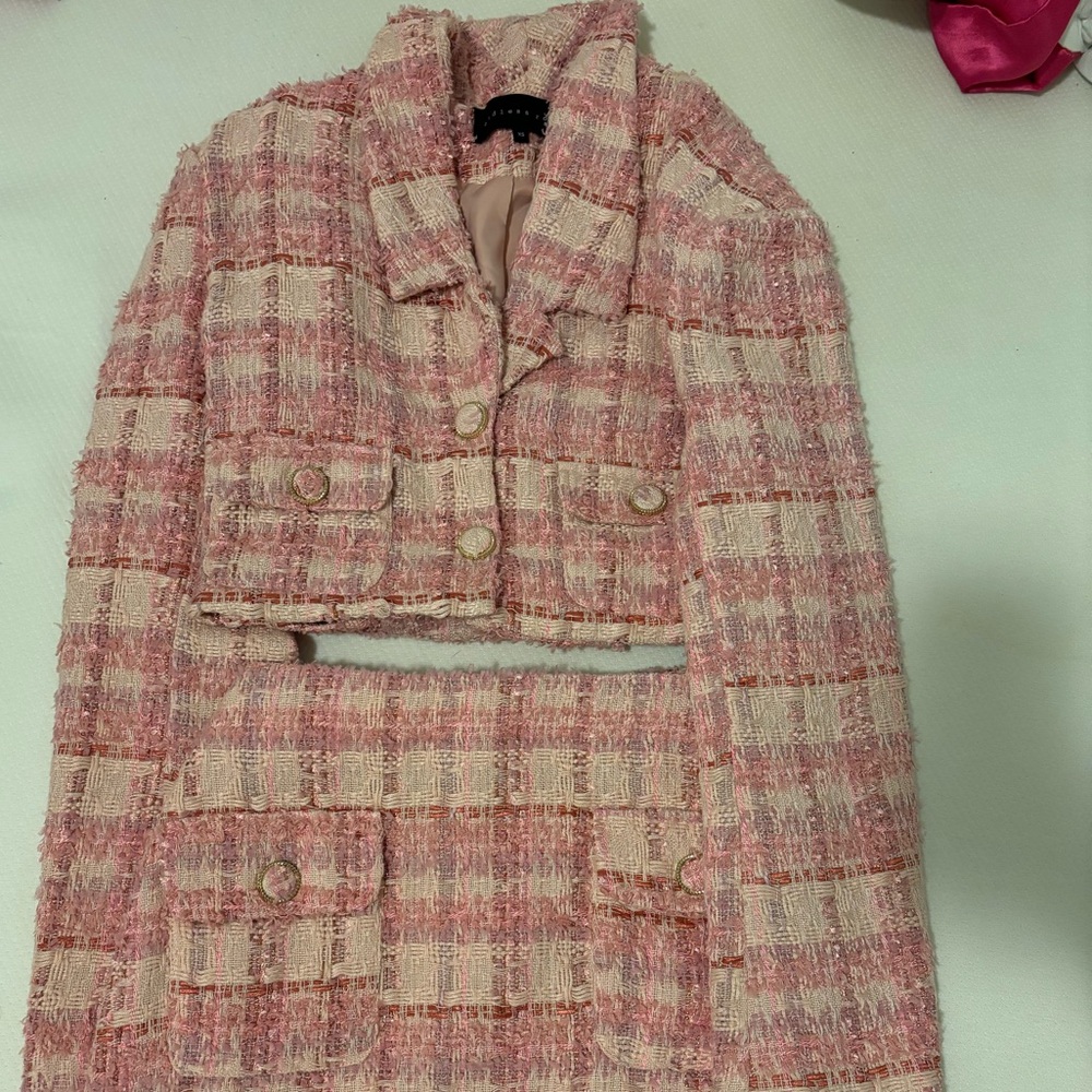 Sweeter Than Nectar Lace Button Down in Rose